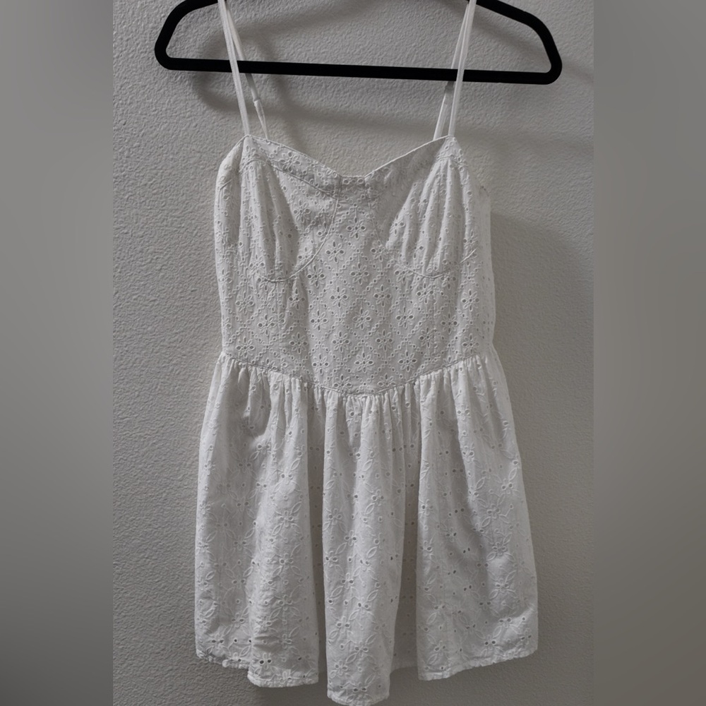 American Eagle White Eyelet Dress